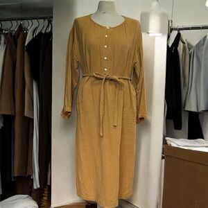 Universal Thread Mustard Long Sleeve Dress